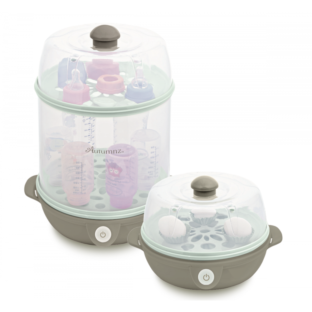 Autumnz 2-in-1 Electric Steriliser & Food Steamer (Sand)